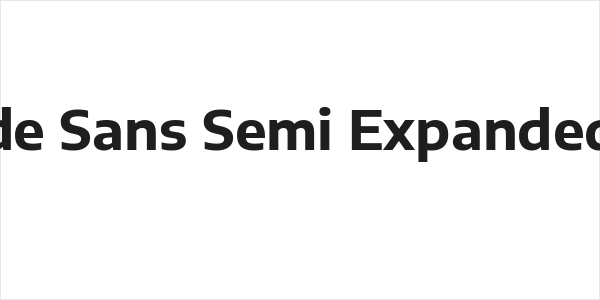 Encode Sans Semi Expanded Bold Logo