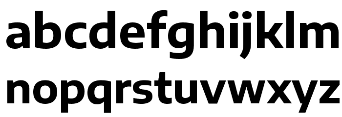 Encode Sans Semi Expanded Bold Font LOWERCASE