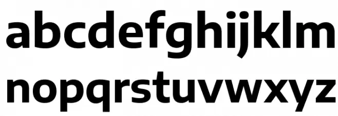 Encode Sans Semi Expanded Bold Schriftart Kleinbuchstaben