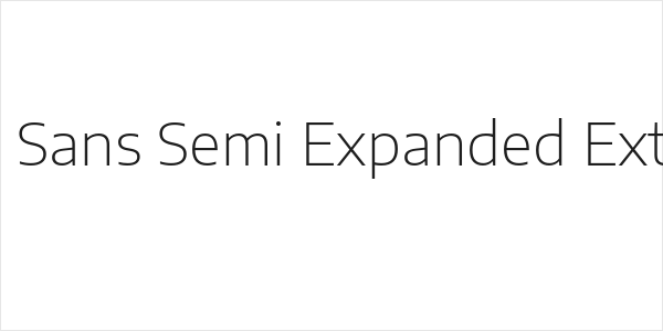 Encode Sans Semi Expanded ExtraLight Logo