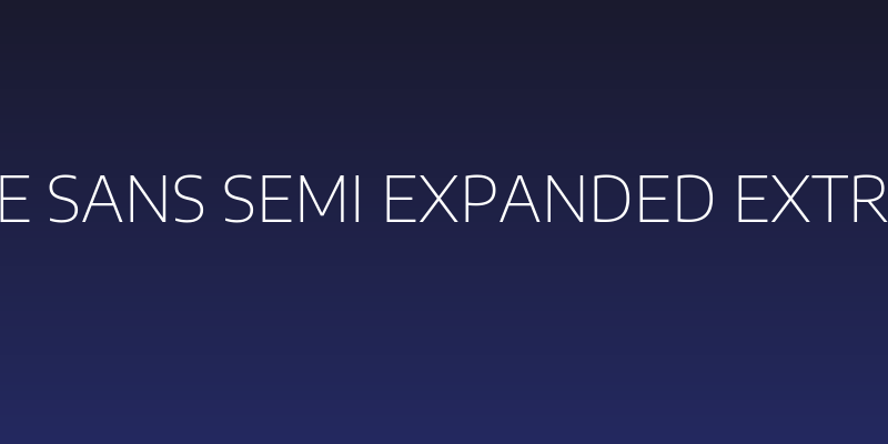 Encode Sans Semi Expanded ExtraLight Social Header