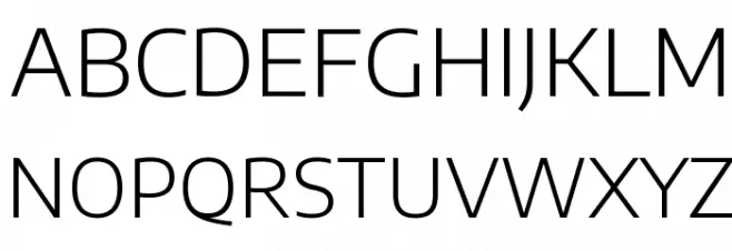 Encode Sans Semi Expanded Light Schriftart Groß