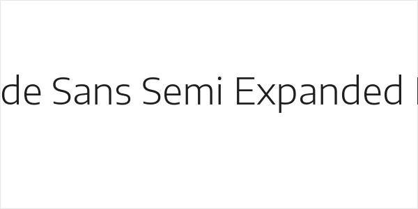 Encode Sans Semi Expanded Light Logo