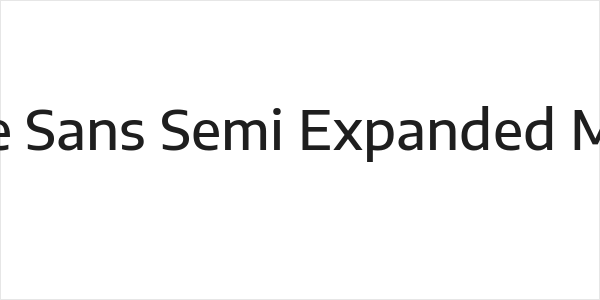 Encode Sans Semi Expanded Medium Logo