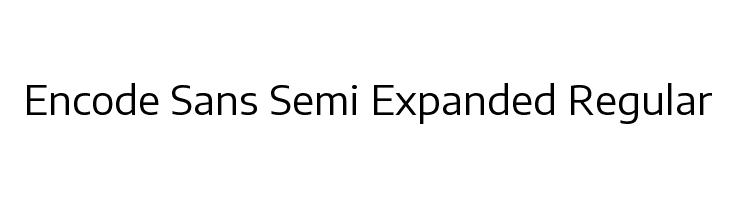 Encode Sans Semi Expanded Regular  नि: शुल्क फ़ॉन्ट्स डाउनलोड