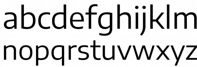 Encode Sans Semi Expanded Regular फ़ॉन्ट लोअरकेस