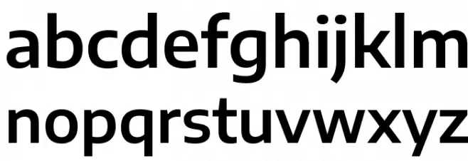 Encode Sans Semi Expanded SemiBold फ़ॉन्ट लोअरकेस