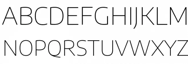 Encode Sans Semi Expanded Thin Polices MAJUSCULES