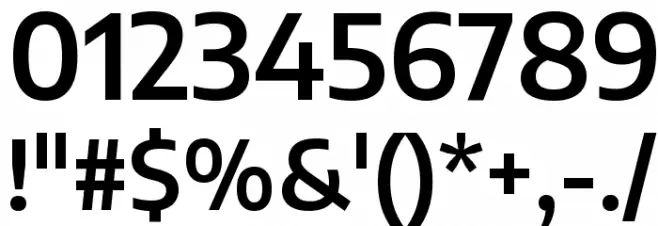 Encode Sans SemiBold フォント その他の文字