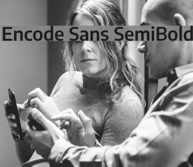 Encode Sans SemiBold フォント examples