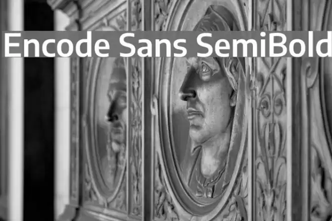 Encode Sans SemiBold フォント examples
