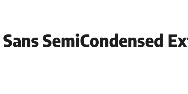 Encode Sans SemiCondensed ExtraBold Logo