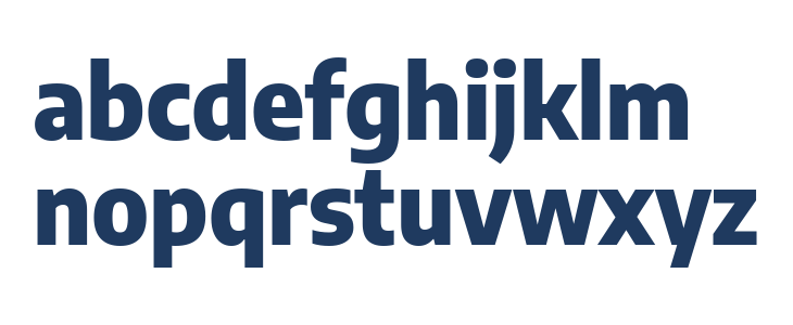 Encode Sans SemiCondensed ExtraBold Lowercase