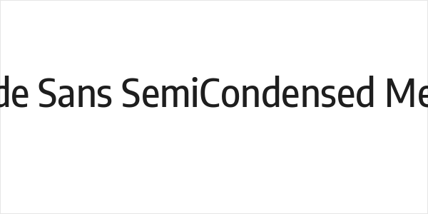 Encode Sans SemiCondensed Medium Logo