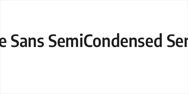 Encode Sans SemiCondensed SemiBold Logo