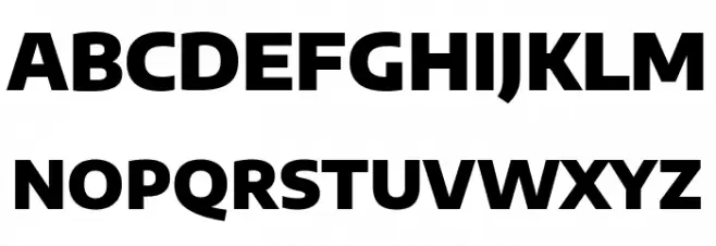 Encode Sans SemiExpanded Black Шрифта ВЕРХНИЙ