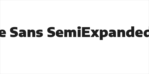 Encode Sans SemiExpanded Black Logo