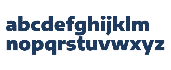 Encode Sans SemiExpanded Black Lowercase