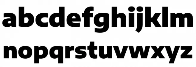 Encode Sans SemiExpanded Black फ़ॉन्ट लोअरकेस
