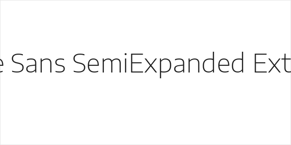 Encode Sans SemiExpanded ExtraLight Logo