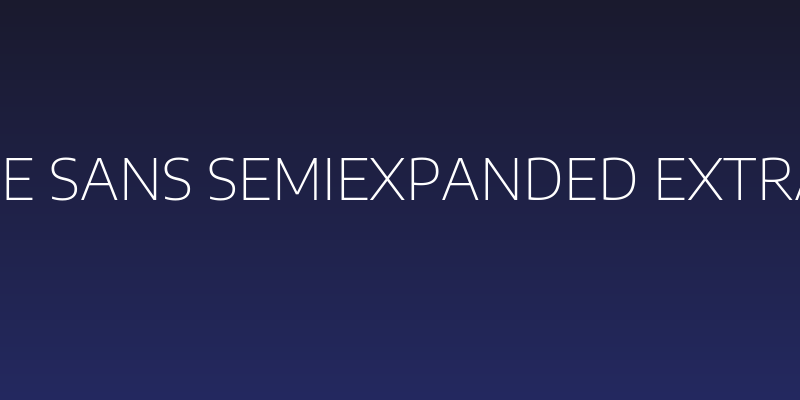 Encode Sans SemiExpanded ExtraLight Social Header