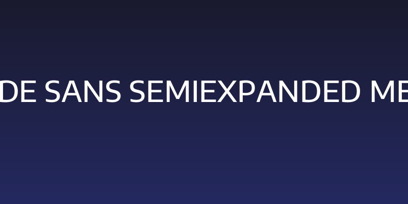 Encode Sans SemiExpanded Medium Social Header