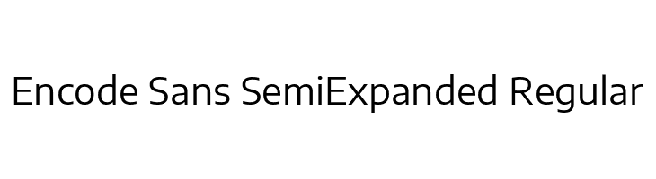 Encode Sans SemiExpanded Regular  नि: शुल्क फ़ॉन्ट्स डाउनलोड