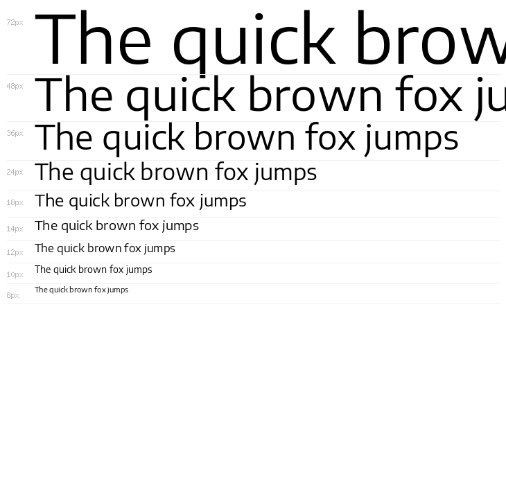 Encode Sans SemiExpanded Regular Waterfall