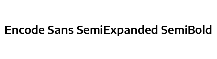Encode Sans SemiExpanded SemiBold  baixar fontes gratis