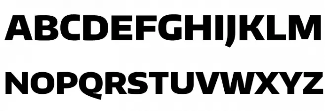 Encode Sans Wide Black Schriftart Groß