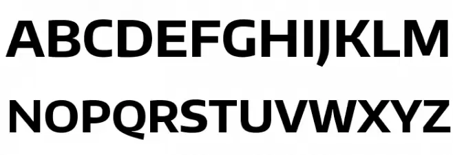 Encode Sans Wide Bold Fuentes MAYÚSCULAS