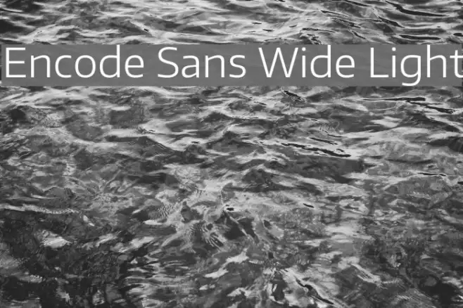 Encode Sans Wide Light Example 2