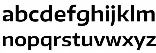 Encode Sans Wide SemiBold Font LOWERCASE