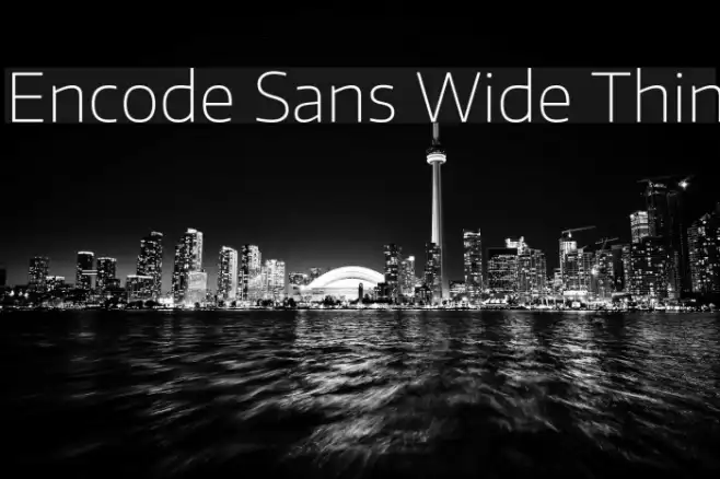 Encode Sans Wide Thin Example 3