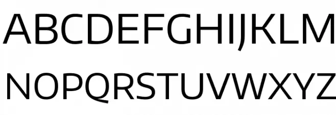 Encode Sans Wide フォント 大文字