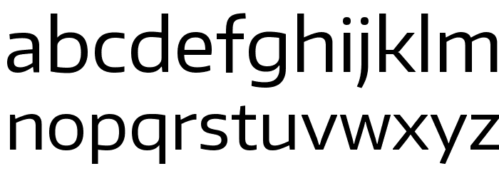 Encode Sans Wide Font LOWERCASE