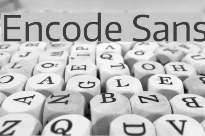 Encode Sans Font examples