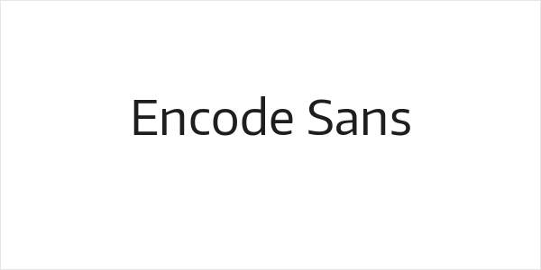 Encode Sans Logo