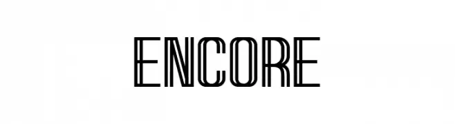 Encore  Frei Schriftart Herunterladen