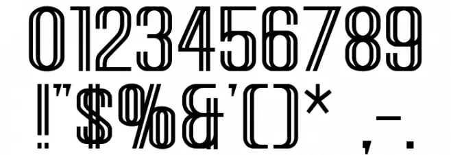 Encore Font OTHER CHARS