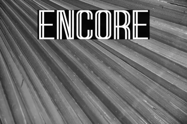 Encore Font examples