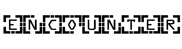 Encounter  Free Fonts Download
