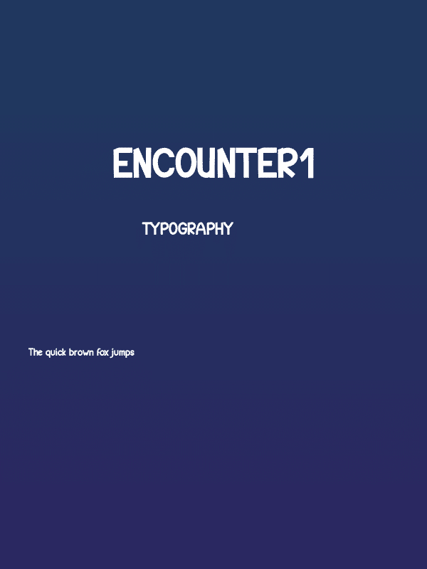 Encounter1 Poster