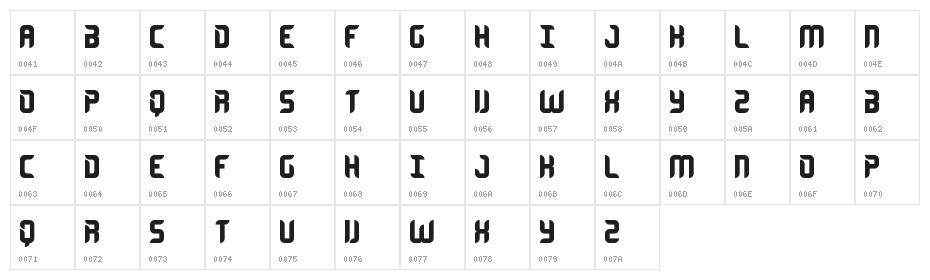 Encrypted Regular Character Map