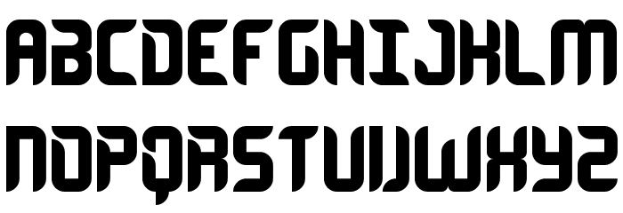 Encrypted Regular Font LOWERCASE