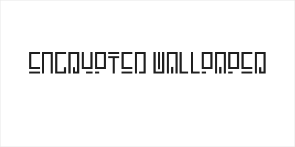 Encrypted Wallpaper Logo