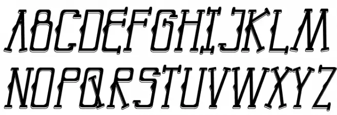 End Seconds Demo Italic Polices MAJUSCULES