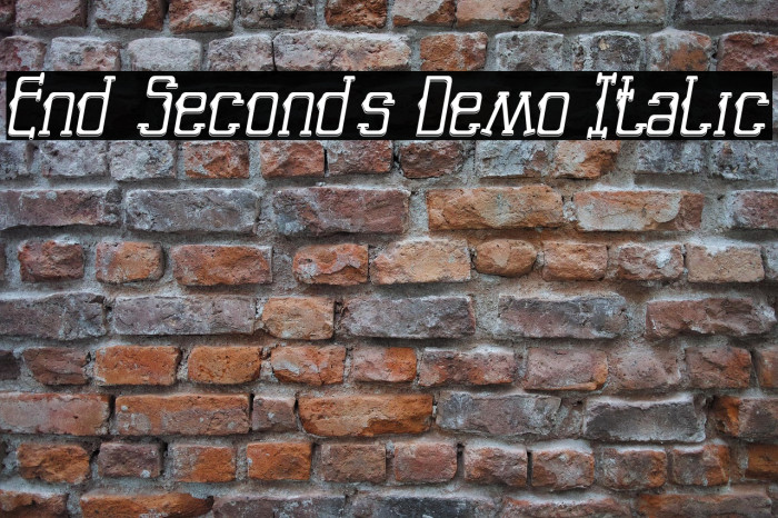 End Seconds Demo Italic Example 3