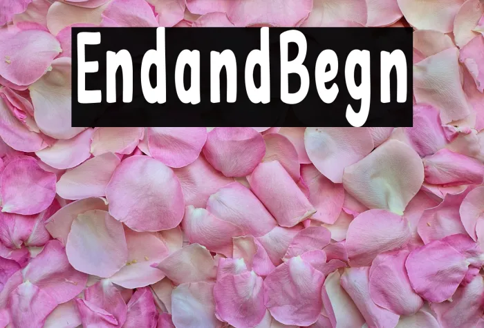 End and Begin Example 3