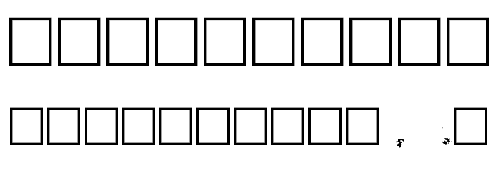 End of Path Font OTHER CHARS
